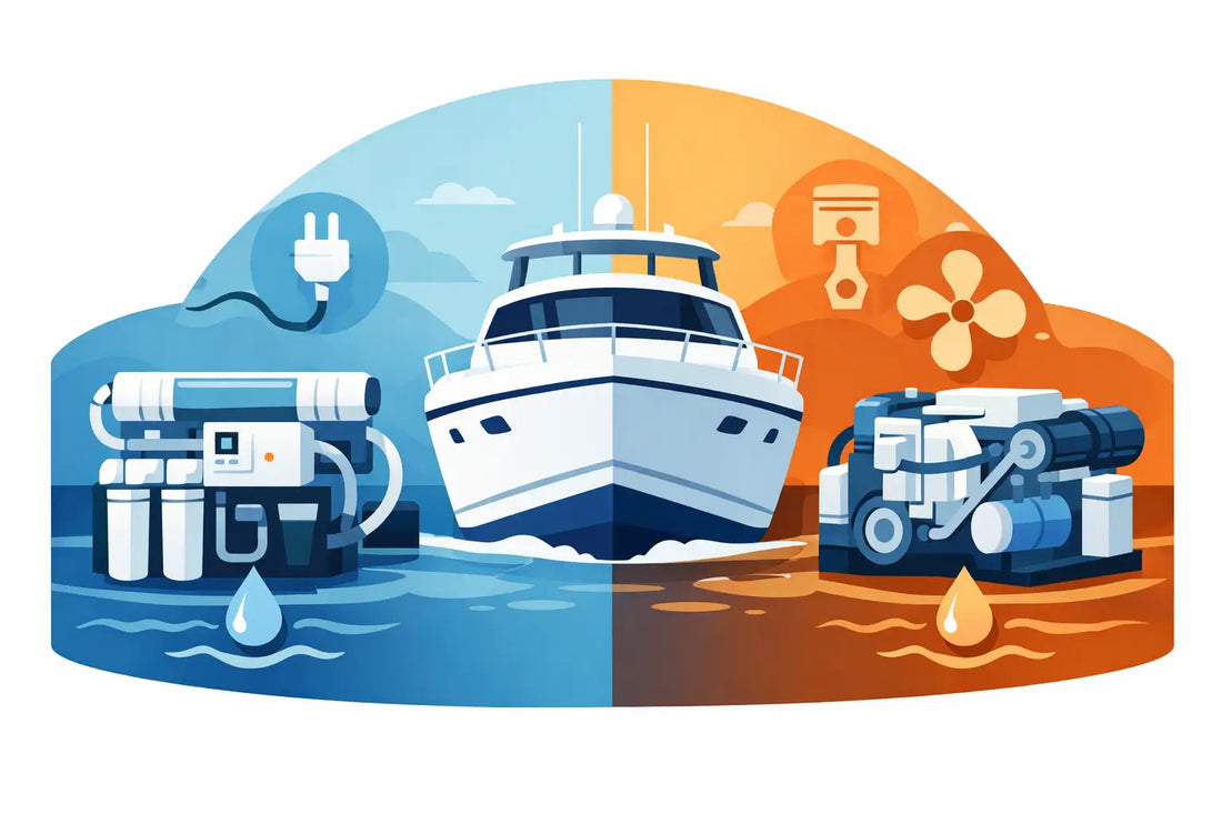 AC vs Engine Driven Watermaker for Your Boat