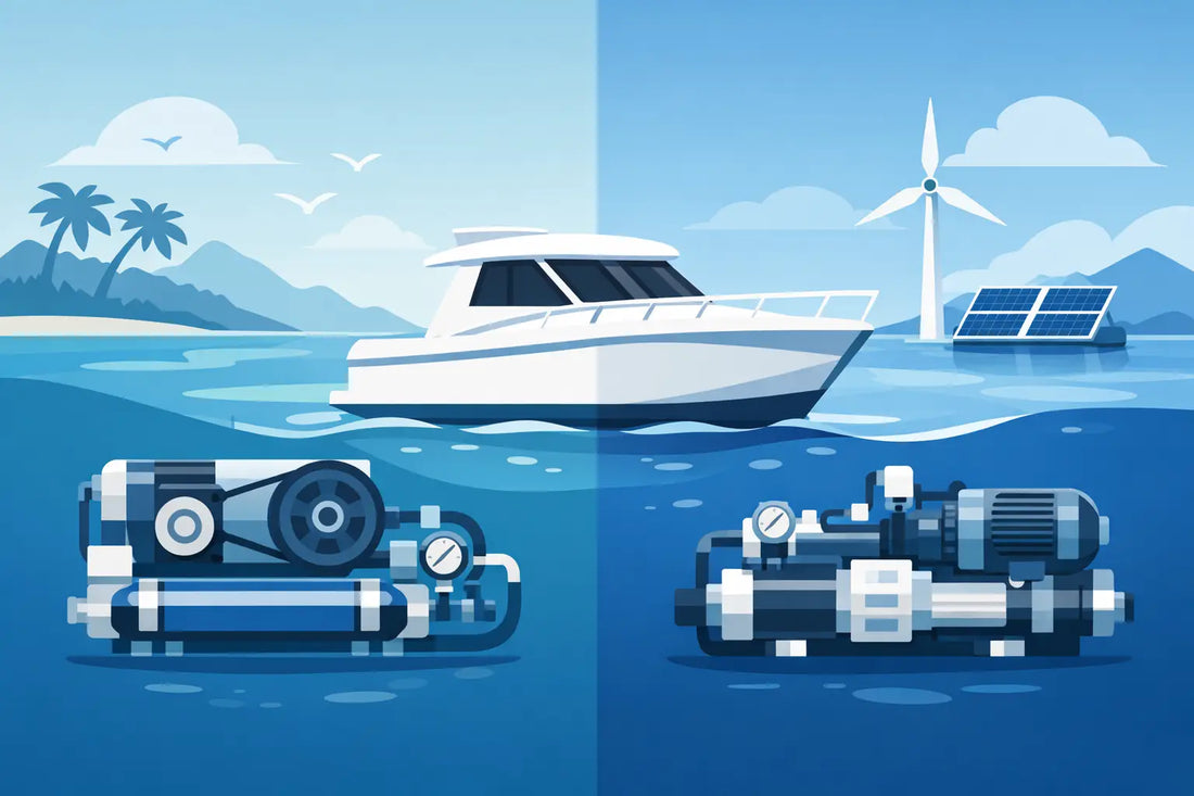 Belt Driven Watermaker vs Electric for Your Boat