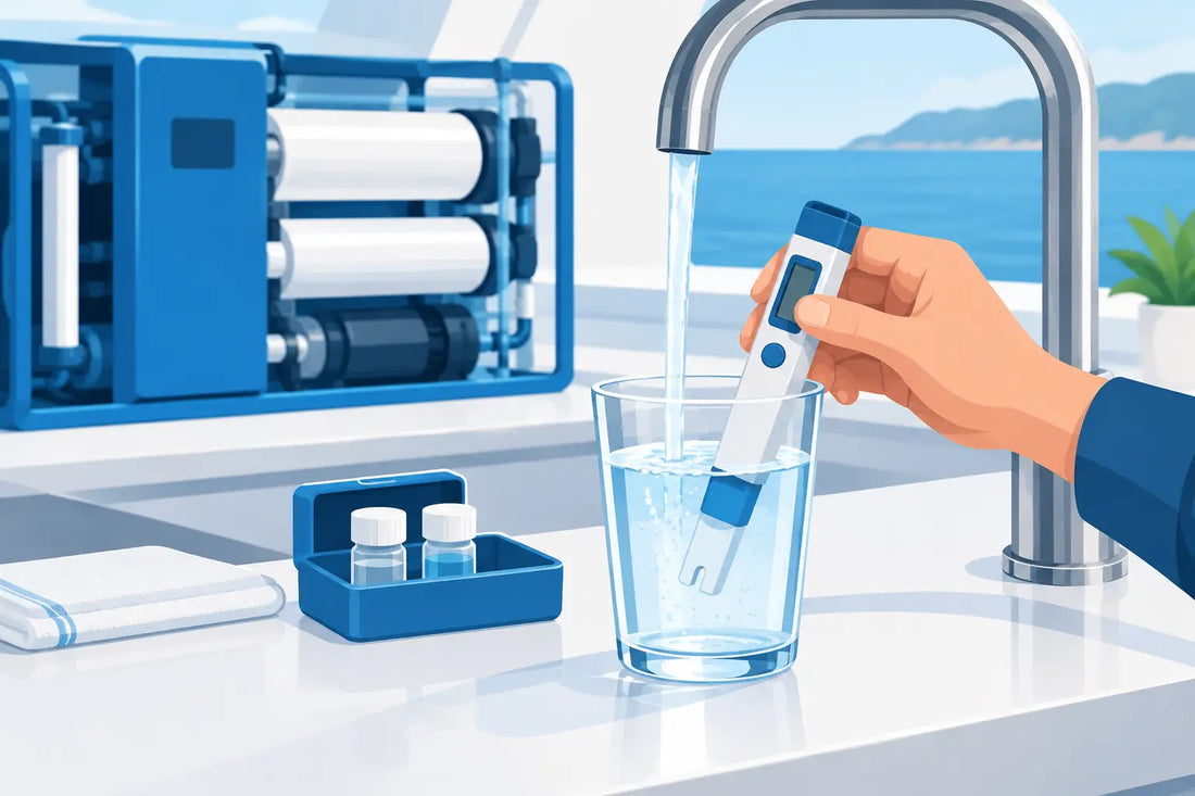 How to Test Watermaker Salinity at the Tap