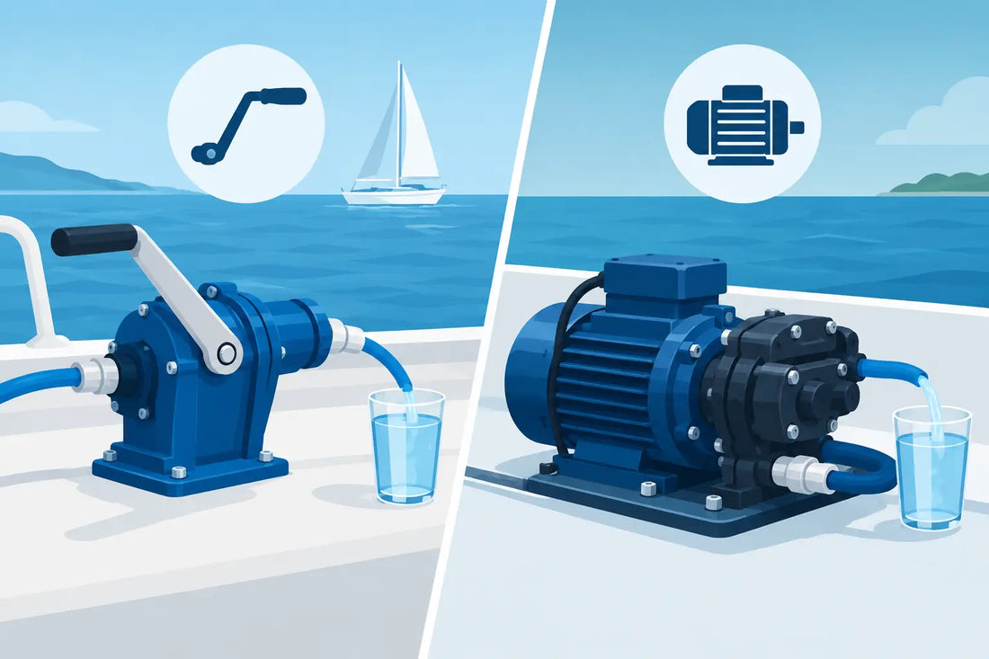 Manual vs Electric Watermaker Pumps for Cruising