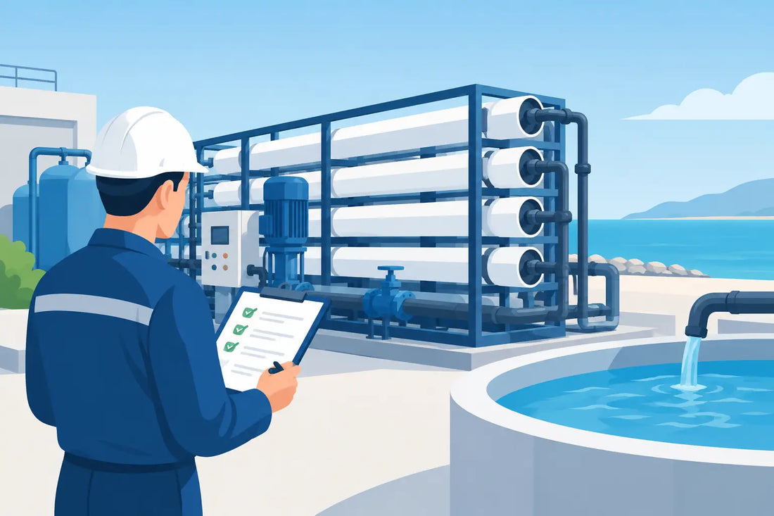 Desalination System Maintenance Checklist