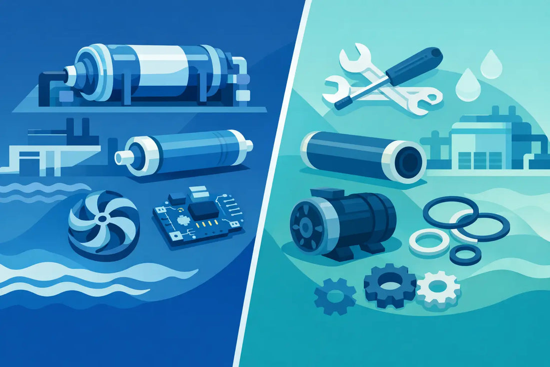 Proprietary vs Serviceable Desalination Parts