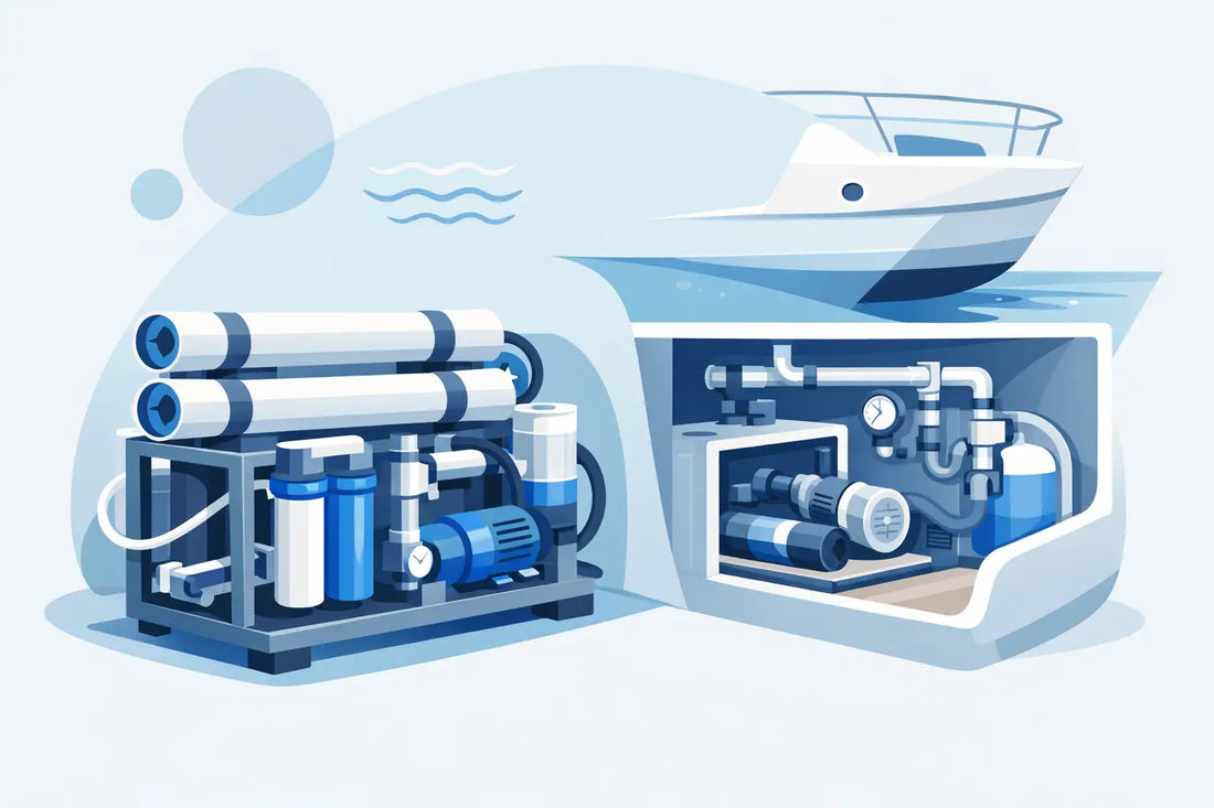 Modular Framed Watermakers for Tight Spaces