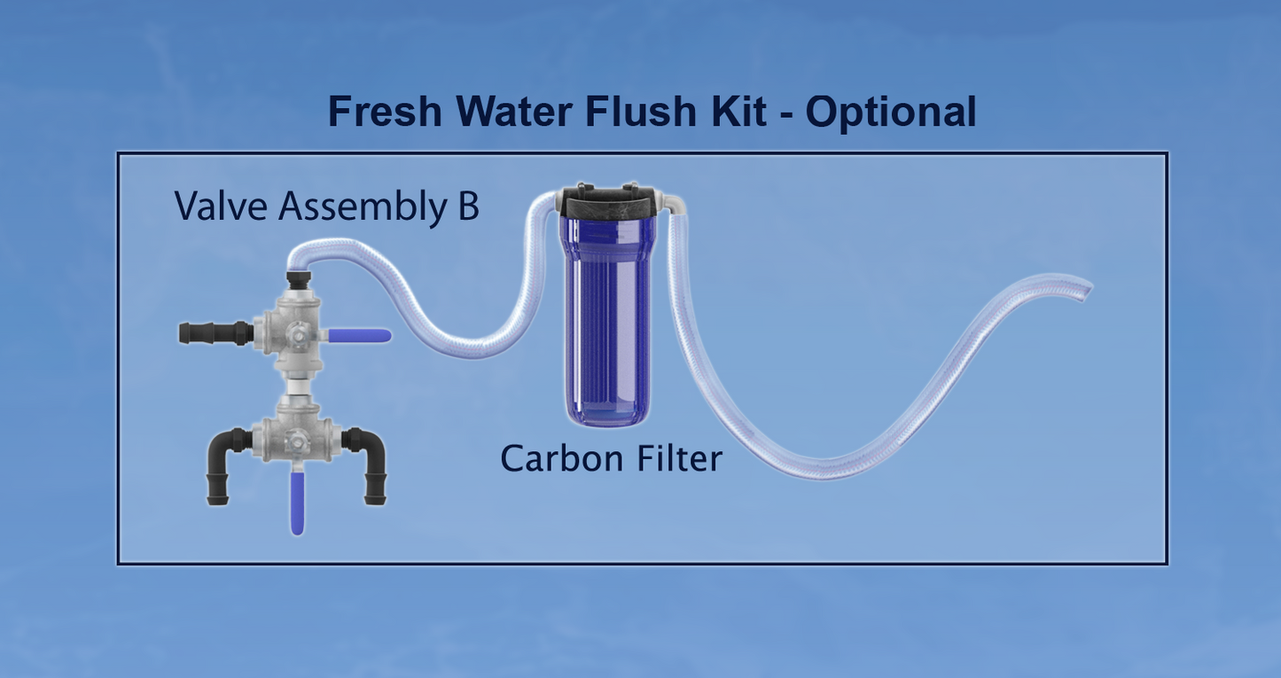 FRESH WATER FLUSH KIT